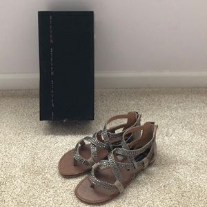 Steven by Steve Madden Crystal Sandals. 6.5. New!
